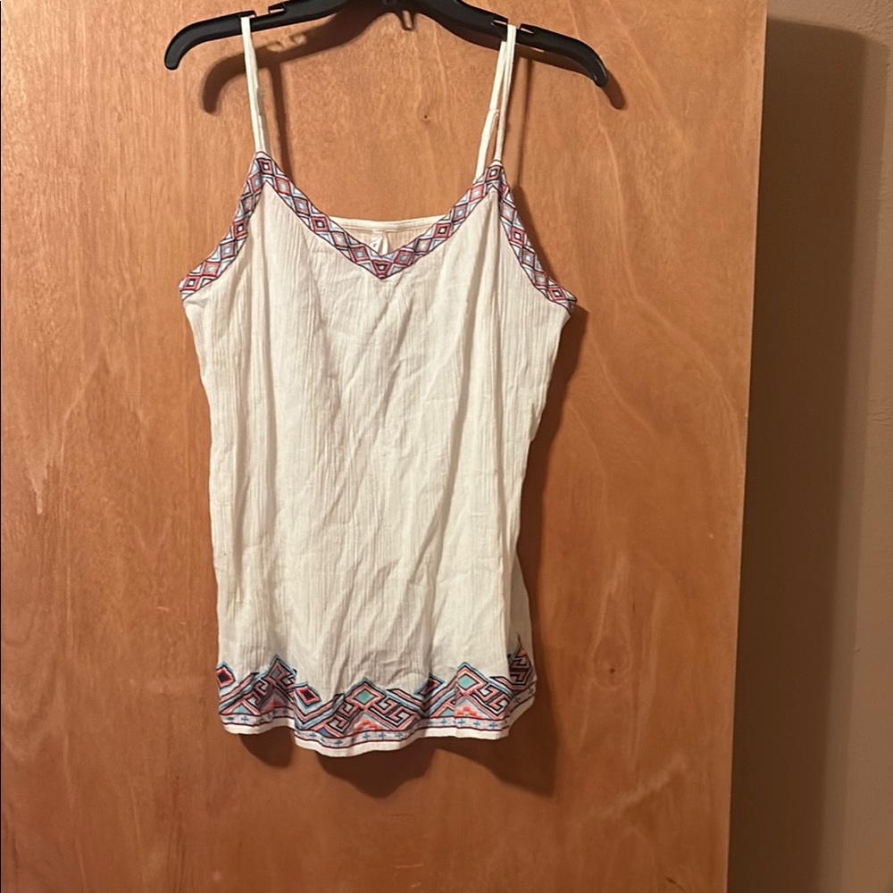 Roper Cream Sleeveless Fitted Camisole